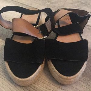 Black espadrilles